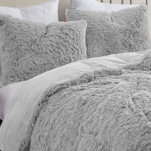 Twin Size Luxury Faux Fur Comforter Set