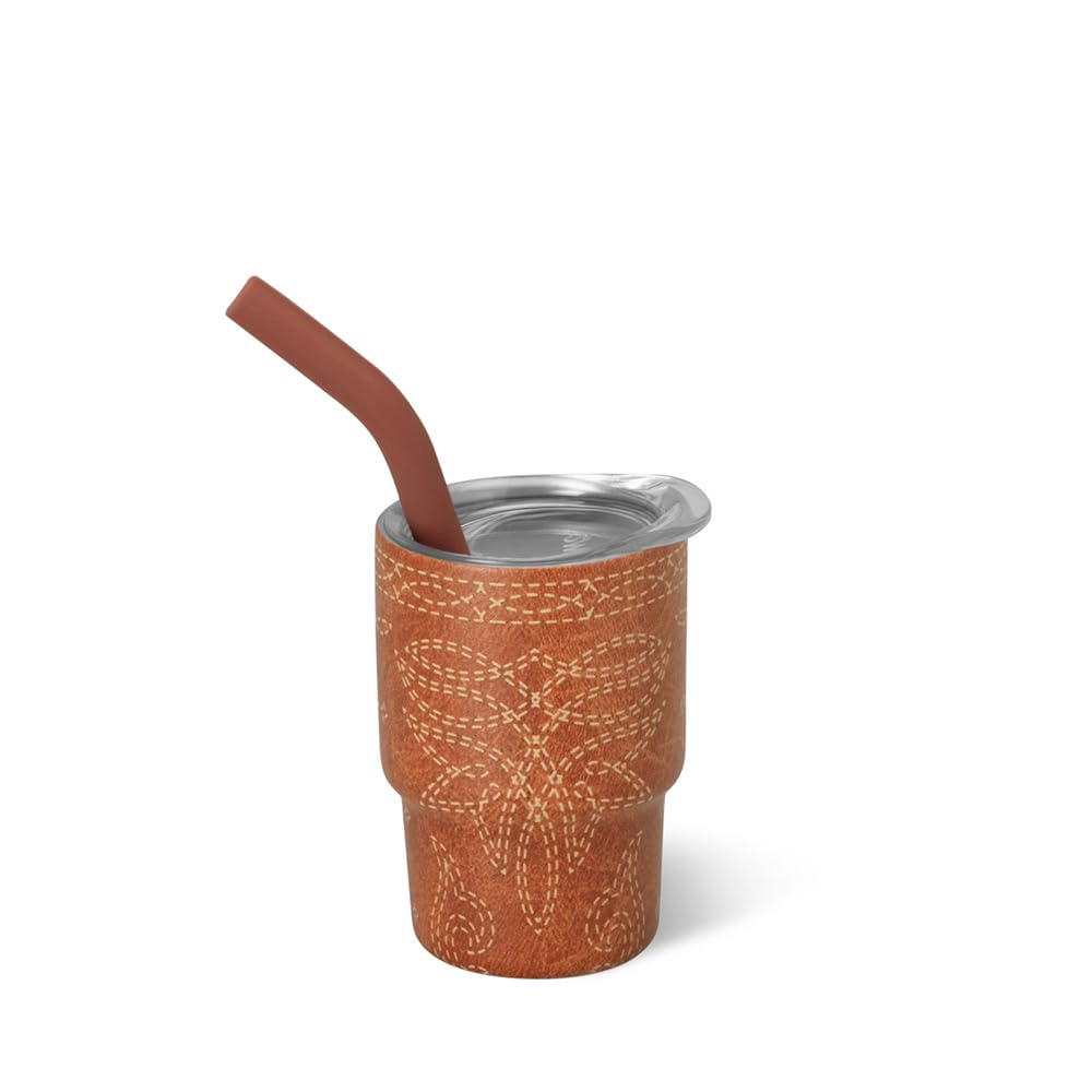 2oz Swig Shots Mini Tumbler with Straw