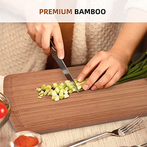 Extra Large Bamboo Wood Cutting Board