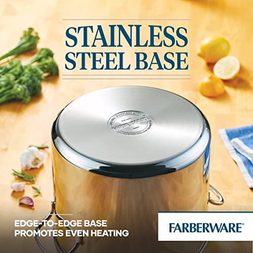 Classic Series Stainless Steel Induction 12 Quart Stock Pot with Lid