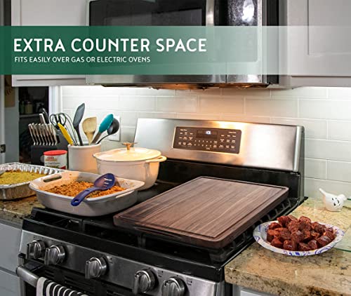 XL Large Solid Walnut Wood Cutting Board for Kitchen 20x15 in