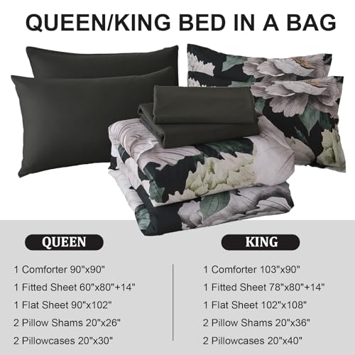 Black King Size Comforter Set