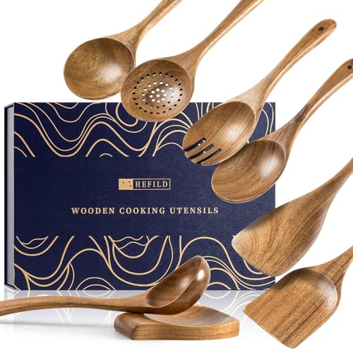 Wooden Spoons for Cooking (8 Count)