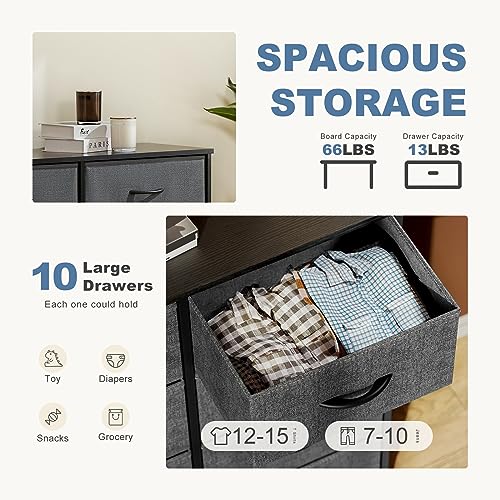 10 Drawer Dresser for Bedroom