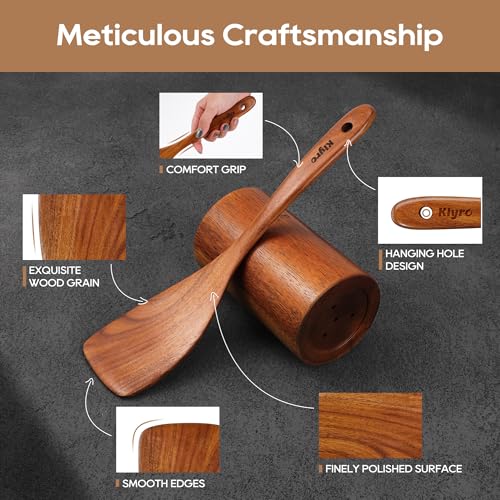 Teak Kitchen Utensils Set (5 Count)