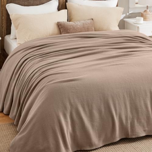GentleSoft 100% Cotton Blanket King Size for Bed