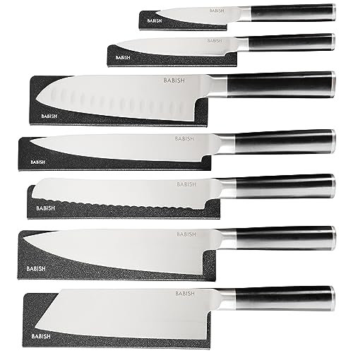 14 Piece Full Tang Forged Kitchen Knife Set