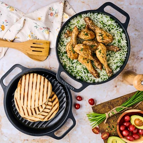 6 Quart Cast Iron Combo Cooker