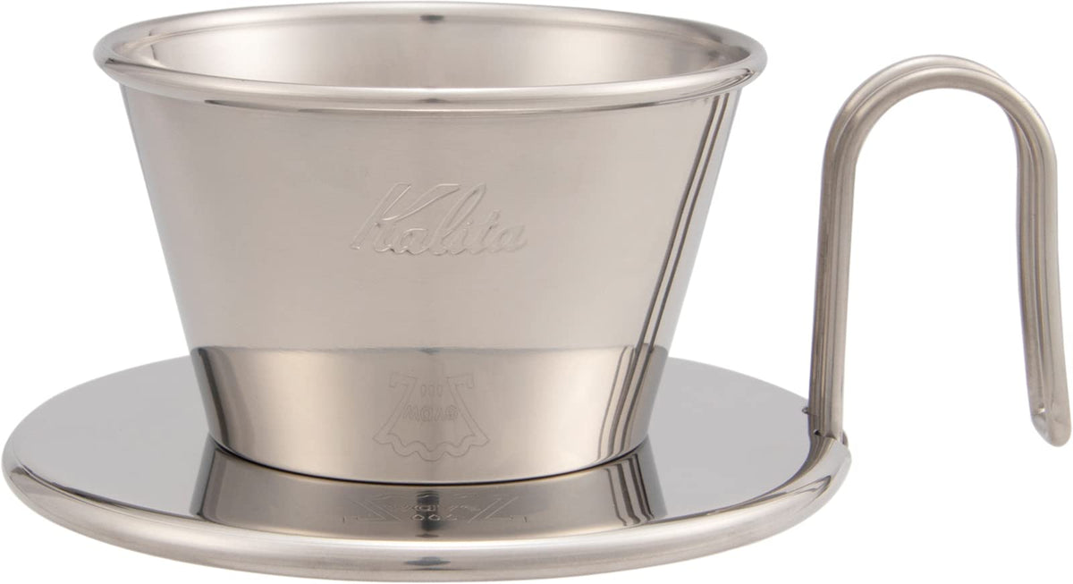 Carita WDS 155 Stainless Steel Coffee Dripper Wave Series Handmade by Tsubame Craftsmen Craftsmen