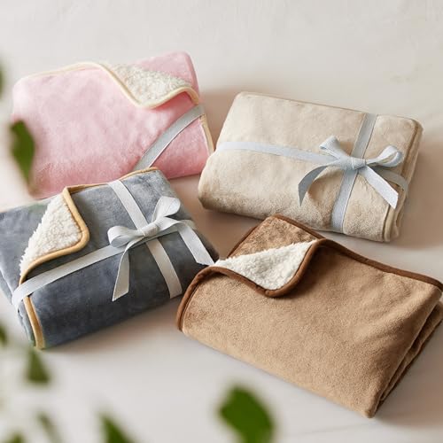 Waterproof Blanket for Bed Soft Sherpa Fleece Throw