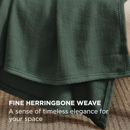 GentleSoft 100% Cotton Blanket King Size for Bed