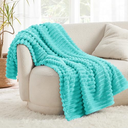 Soft Throw Blanket for Couch Decor Gifts Blue Fog 50"x60"