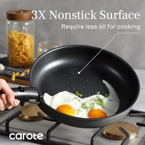 20pcs 4 Ply Premium Hard Anodized Pots and Pans Set Non Stick with Detachable Handle