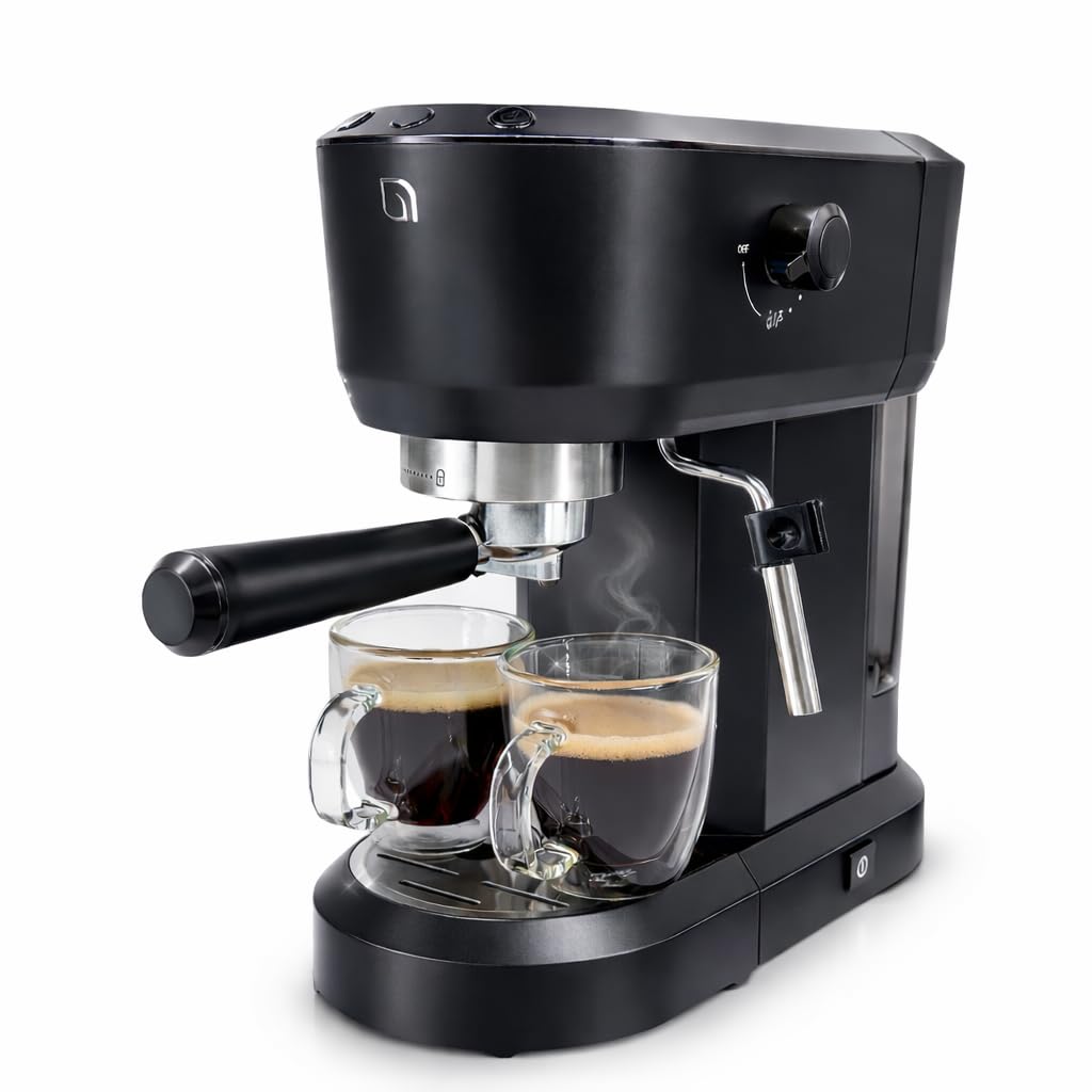 Eco Series Espresso Machine 15 Bar with Milk Frother Steam Wand