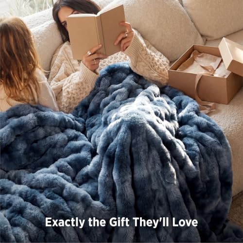 GentleSoft Faux Fur Throw XL Blanket