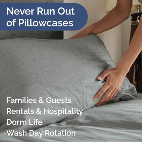 Queen Pillow Cases Set of 8 (8 Count)