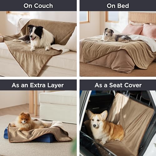 Waterproof Dog Blankets for Medium Dogs Washable Soft Warm