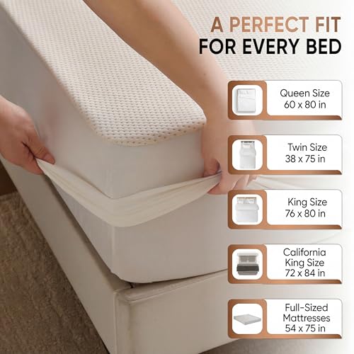 Deluxe Cooling Mattress Protector King