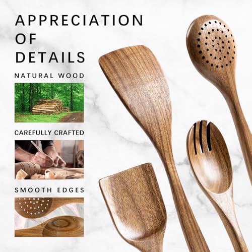 Wooden Spoons for Cooking (4 Count)