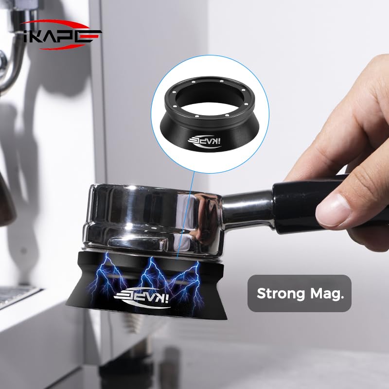 58mm Espresso Tamper Kit 4 in 1 Black