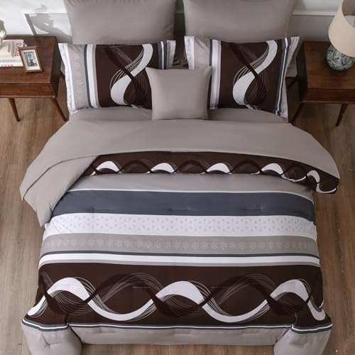 Striped Comforter Set King Size