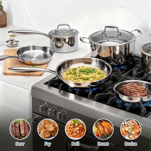 3 Ply Stainless Steel Cookware Set