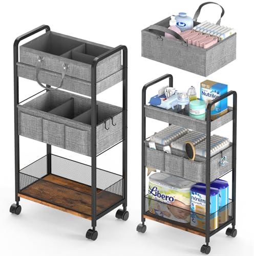 2In1 Baby Diaper Caddy & 3