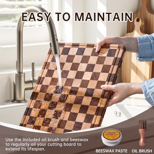 Checkered Cutting Board Set