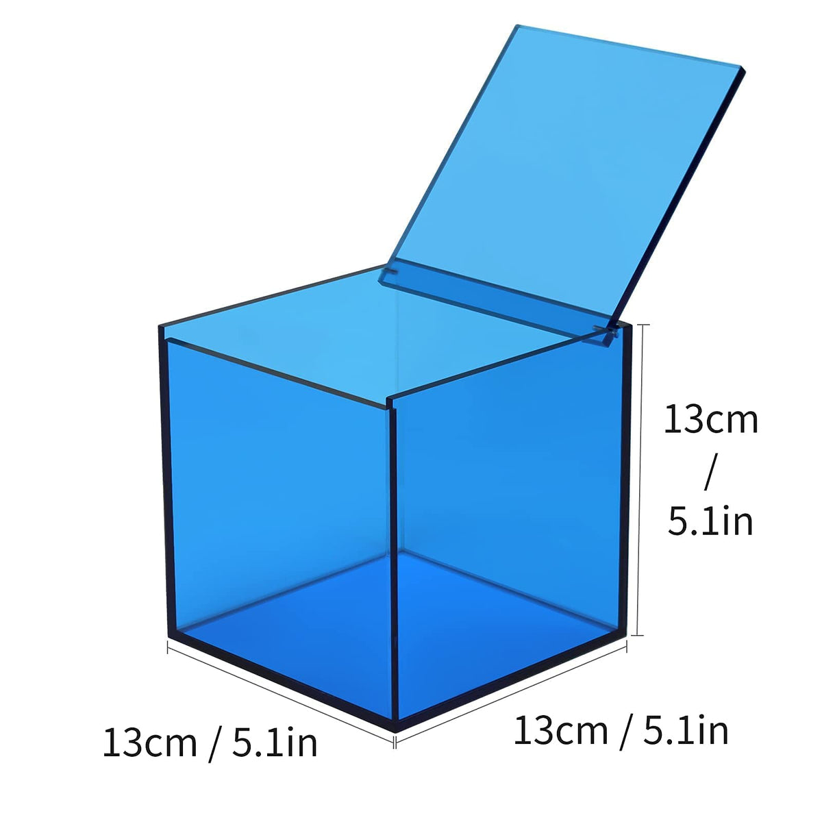 Coffee Capsule Storage Box Coffee Pod Holder Organizers Accessories Anti Dust Durable Clear Acrylic Box for House and Office Use