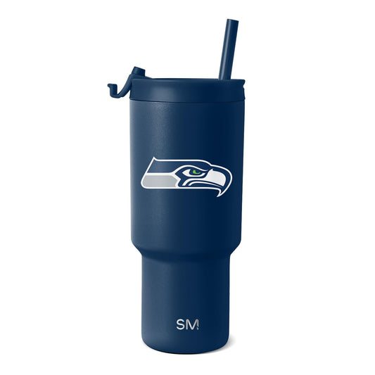 Seattle Seahawks Tumbler with Flip Lid