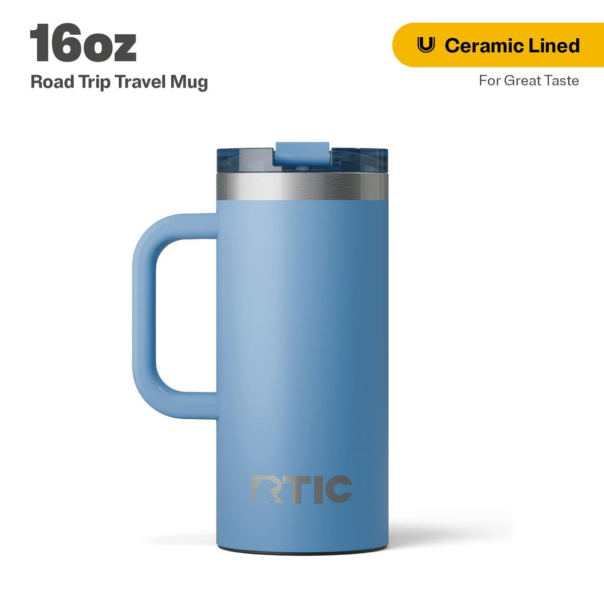20oz Road Trip Travel Mug with Lid and Handle