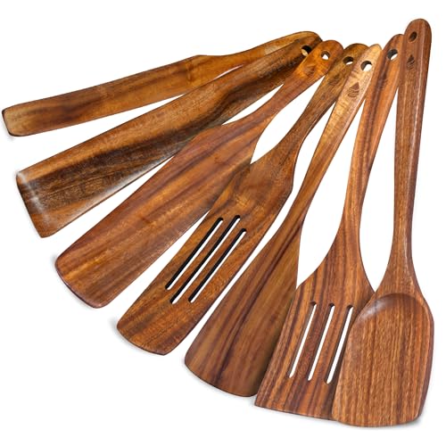 7 Pcs Teak Wooden Utensil Set (7 Count)