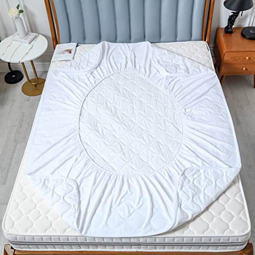 Quilted Waterproof RV Short Queen Mattress Protector Pad