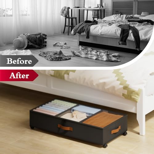 Under Bed Storage with Wheels (2 Count)