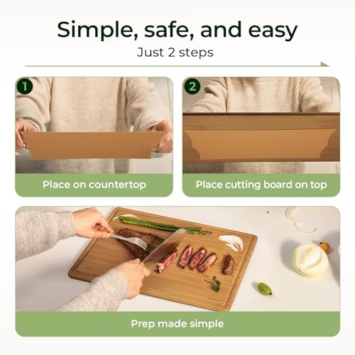 2Pcs Cutting Board Set with Non (2 Count)