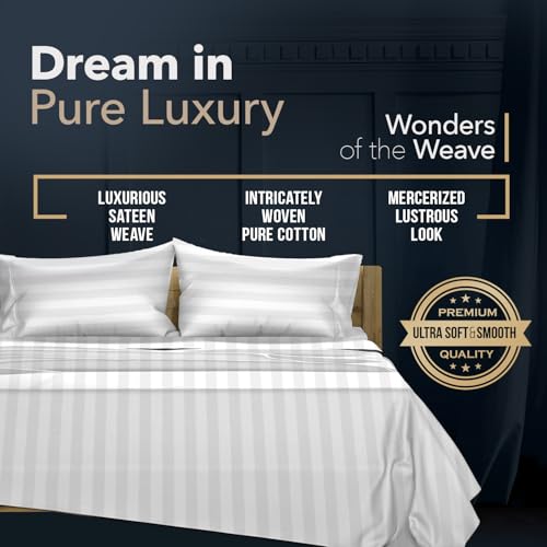 100% Egyptian Cotton Sheets Queen Size (4 Piece Set)