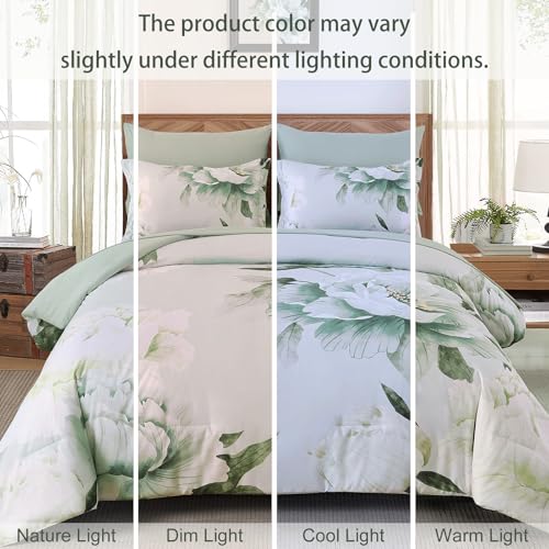 Floral King Size Comforter Set