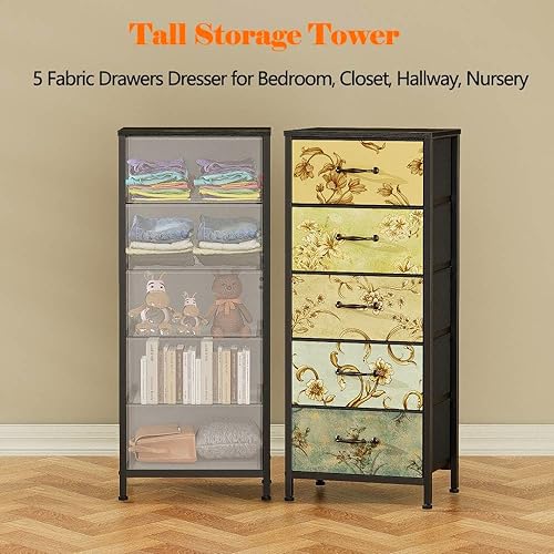 5 Drawer Dresser for Bedroom