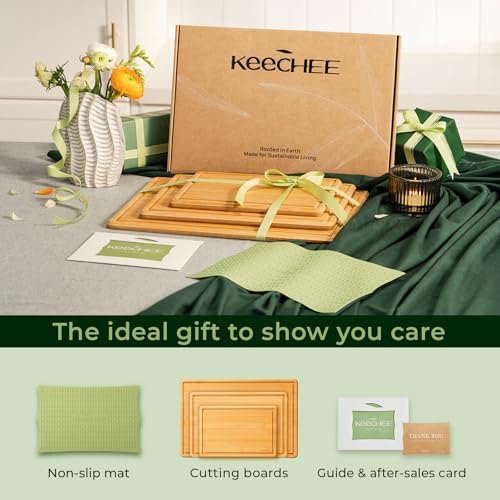 2Pcs Cutting Board with Non