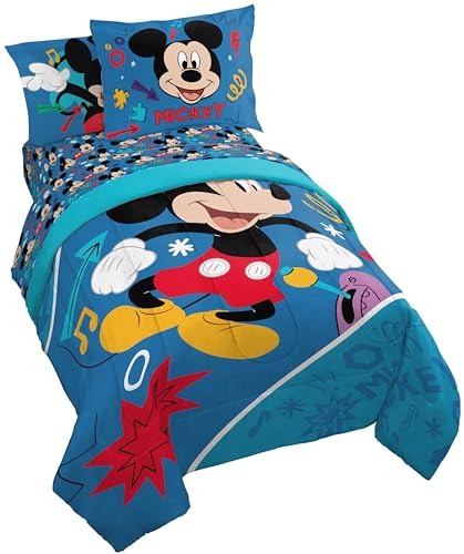 Disney Mickey Mouse Full Size Comforter Set 7 Piece Kids Bedding