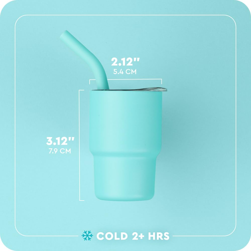 2oz Swig Shots Insulated Mini Tumbler with Straw