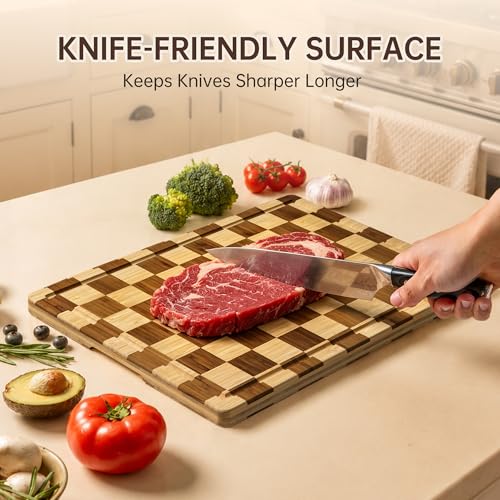 Checkered Cutting Board for Kitchen