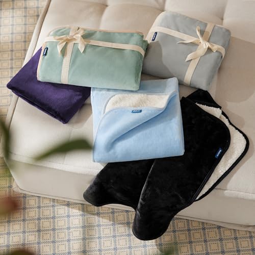 Waterproof Blanket for Bed Soft Sherpa Fleece Throw