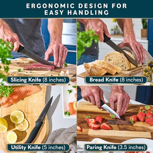 15 Piece Kitchen Knife Set (15 Count)