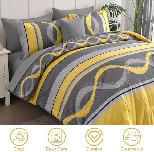 Yellow Comforter Set Full Size