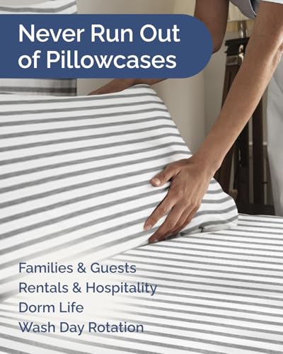 King Standard Pillow Cases Set of 8 (8 Count)