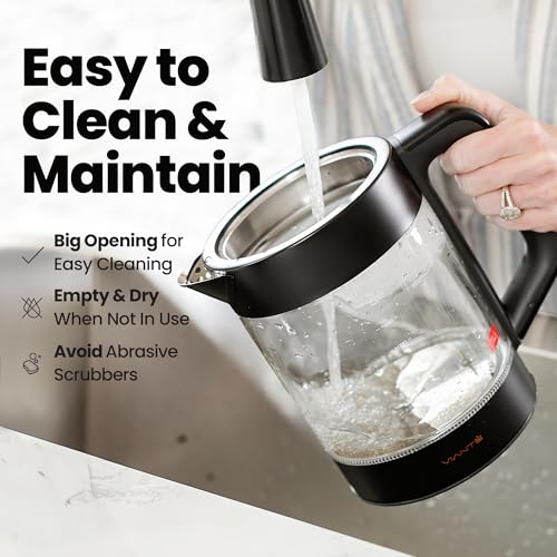 Viante Alba Electric Tea Kettle With Infuser