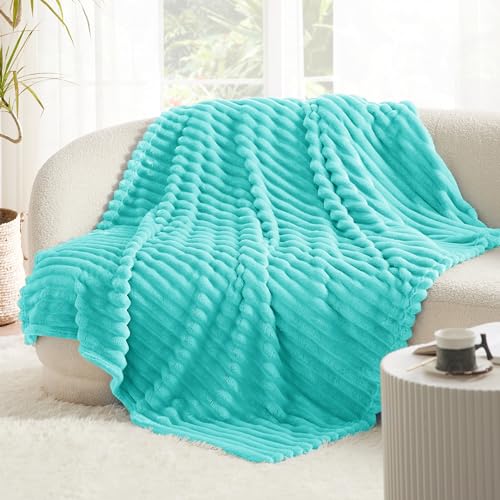 Soft Throw Blanket for Couch Decor Gifts Blue Fog 50"x70"
