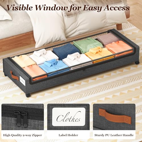 85 L Under Bed Storage with Wheels (2 Count)