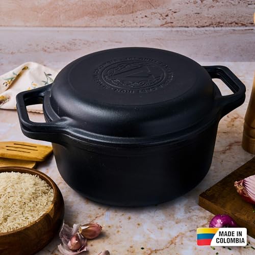 6 Quart Cast Iron Combo Cooker